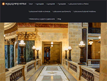 Tablet Screenshot of hotelsaski.com.pl